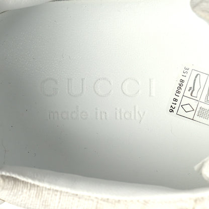 Gucci GG Supreme Monogram Mens Rhyton Sneakers 8 White 8 of 10