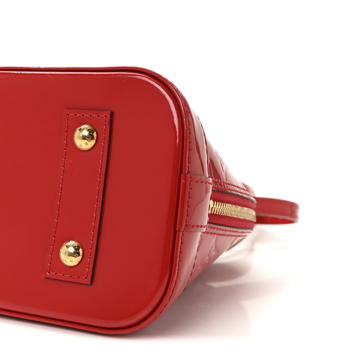 Louis Vuitton Vernis Alma BB Cherry 9 of 9
