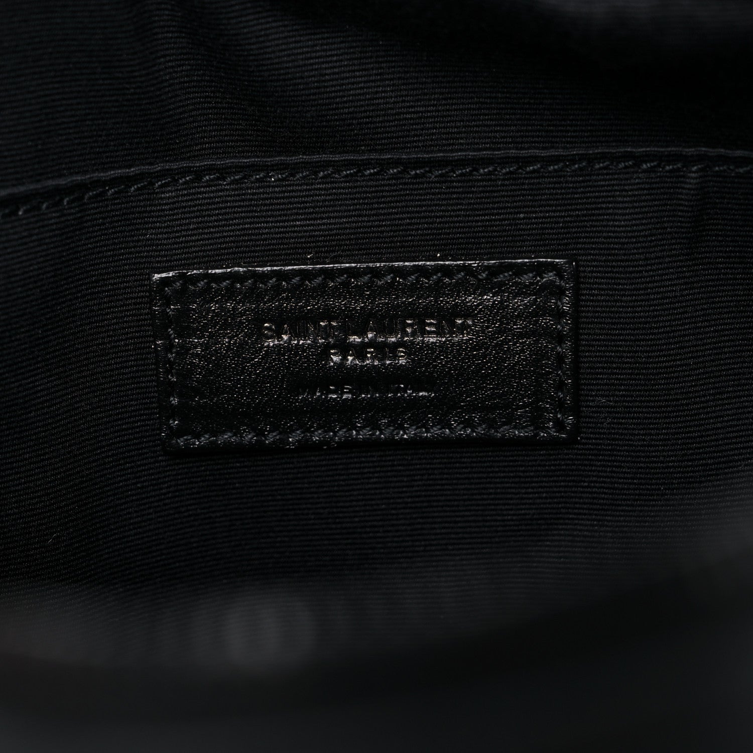 Saint Laurent Lambskin Monogram Small Lou Camera Bag Black 6 of 9