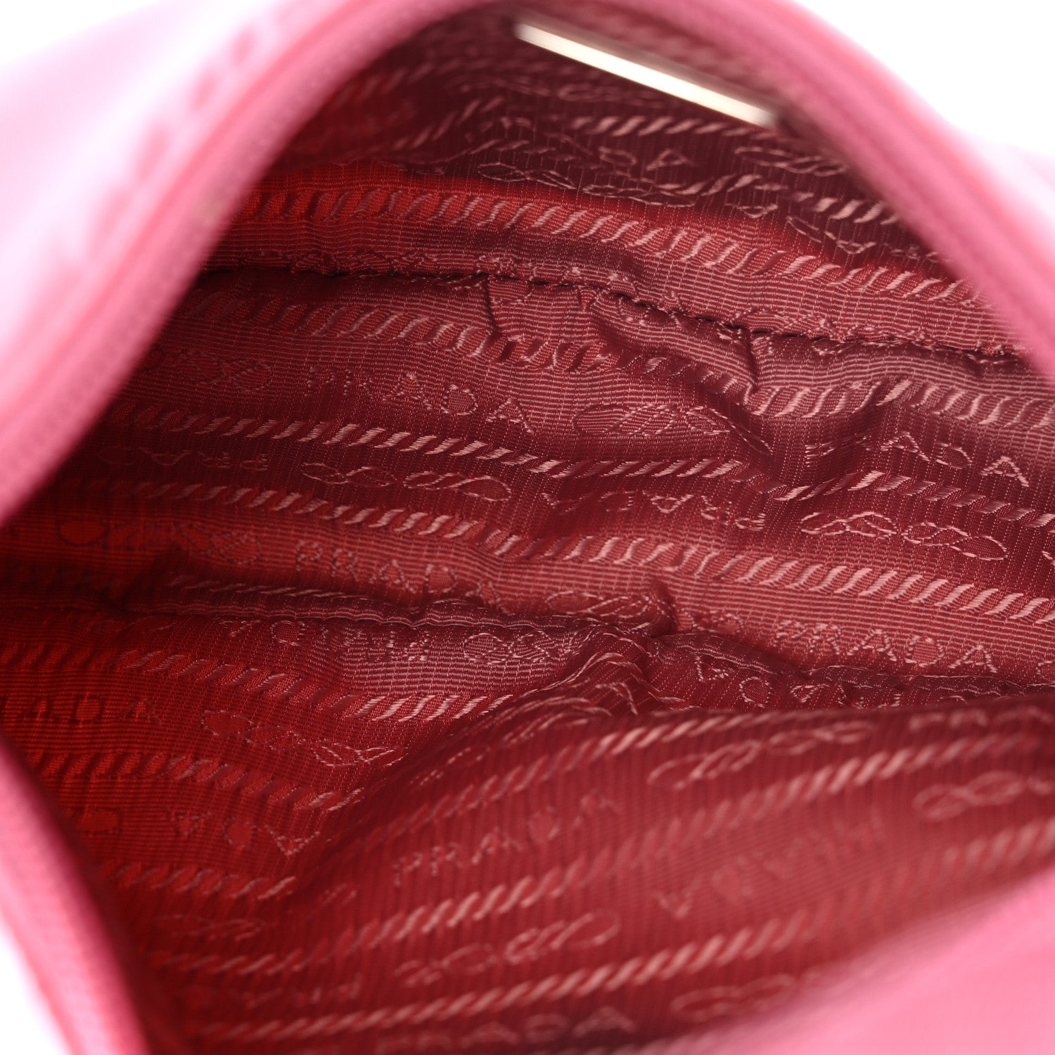 Prada Tessuto Nylon Mini Re-Edition 2000 Bag Begonia 5 of 12