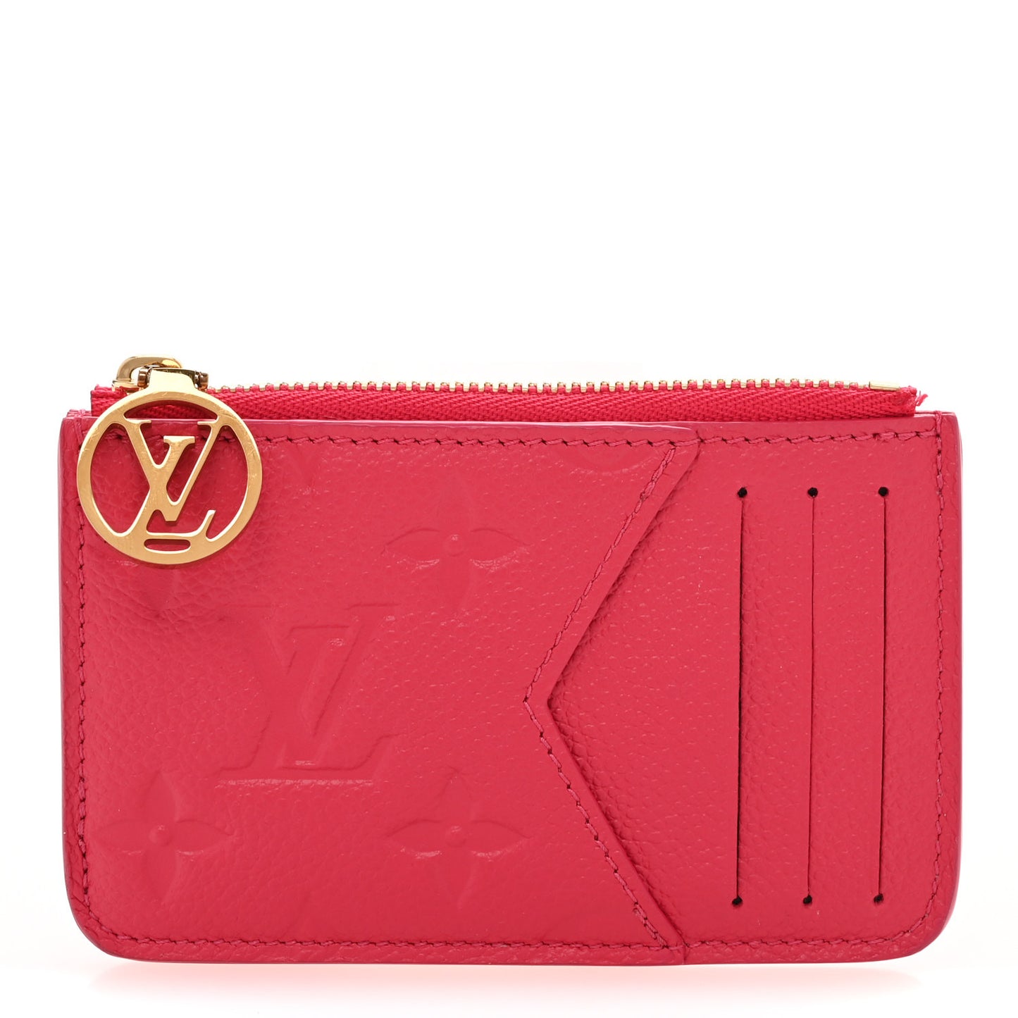 Empreinte Monogram Zipped Romy Card Holder Grenade