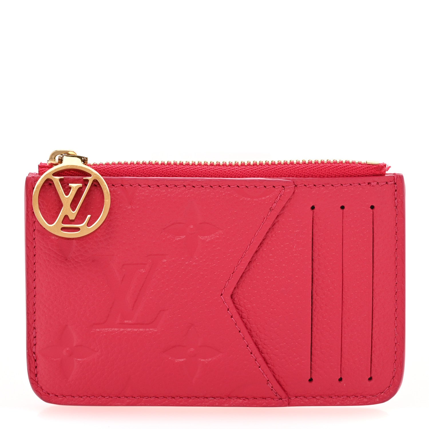 Louis Vuitton Empreinte Monogram Zipped Romy Card Holder Grenade 1 of 9