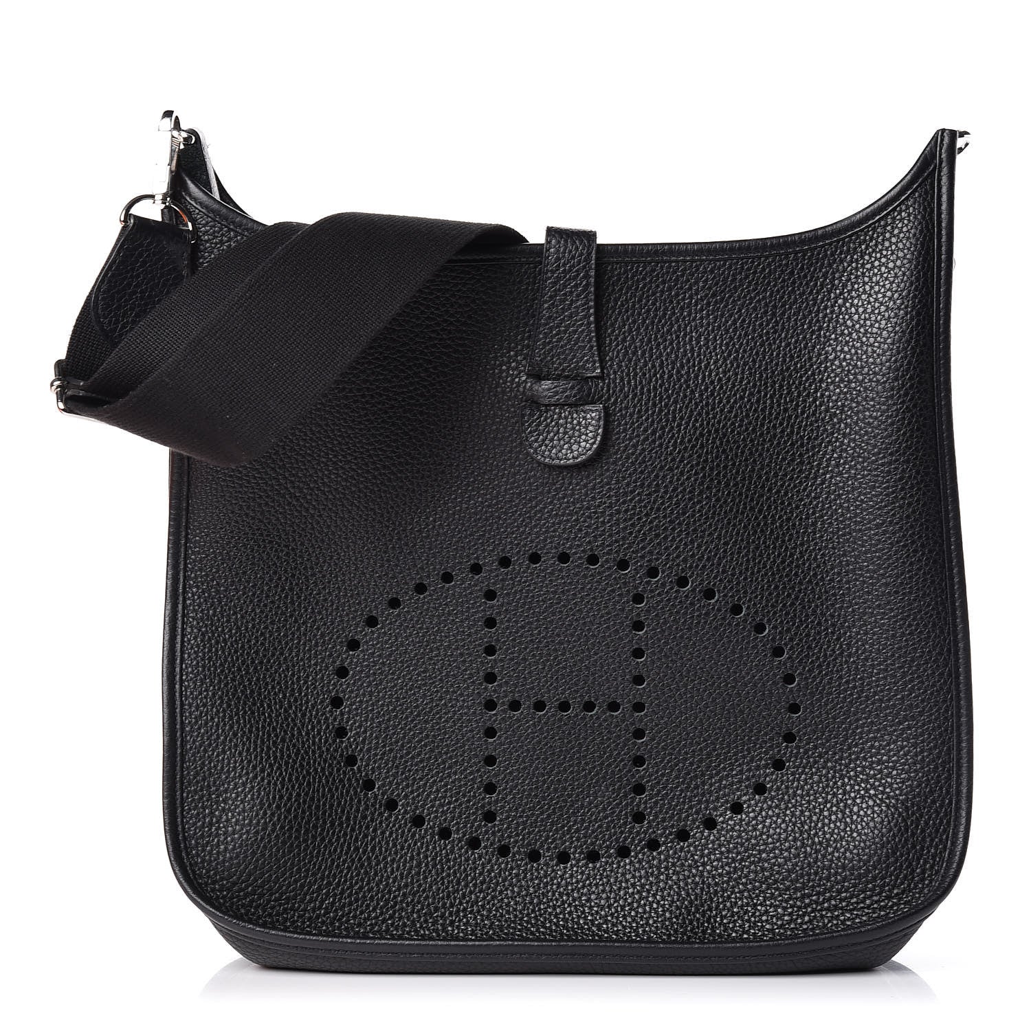 Hermes Taurillon Clemence Evelyne III GM Black 1 of 10
