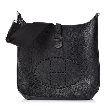 Hermes Taurillon Clemence Evelyne III GM Black 1 of 10