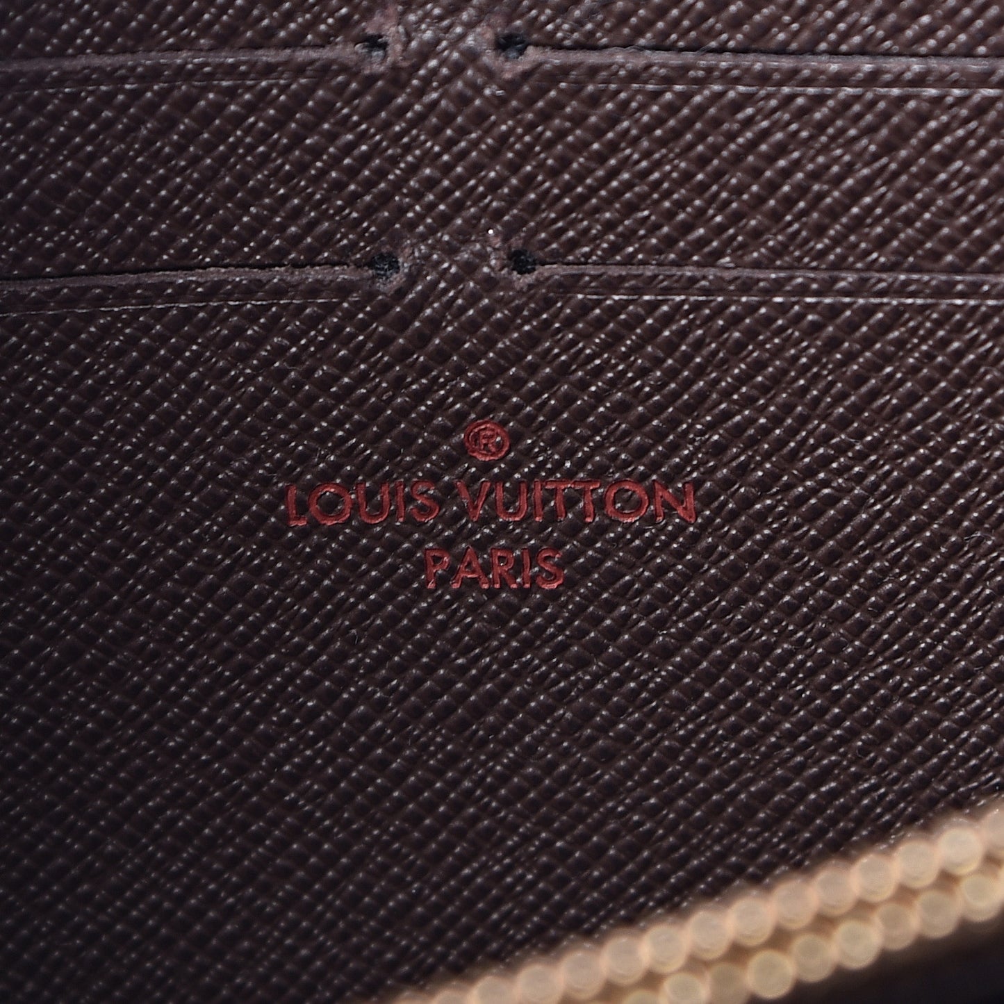 Damier Ebene Zippy Wallet