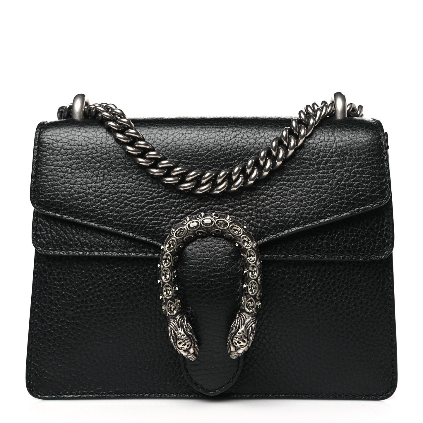 Calfskin Mini Dionysus Shoulder Bag Black