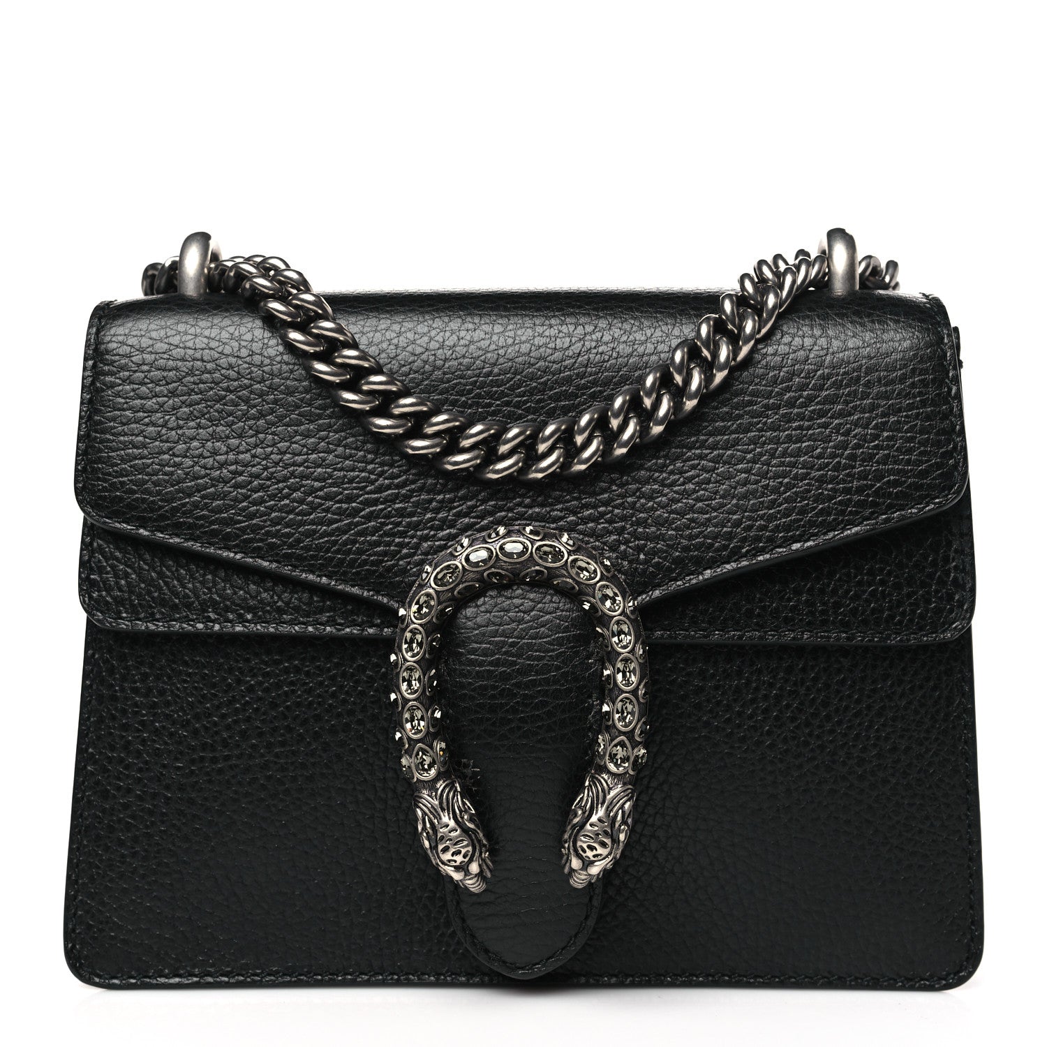 Gucci Calfskin Mini Dionysus Shoulder Bag Black 1 of 10