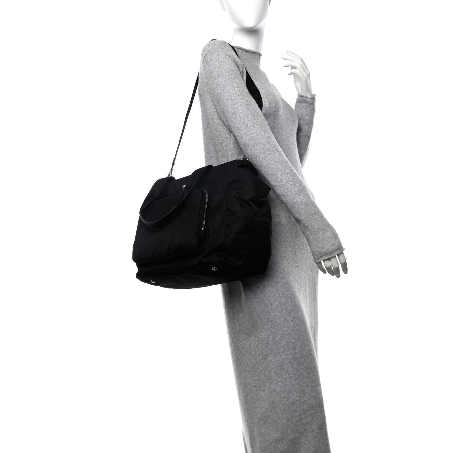 Tessuto Nylon Diaper Bag Black