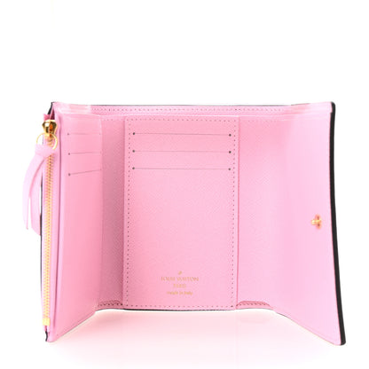 Louis Vuitton Monogram 2021 Christmas Animation Japanese Garden Victorine Wallet Wisteria Pink 5 of 7