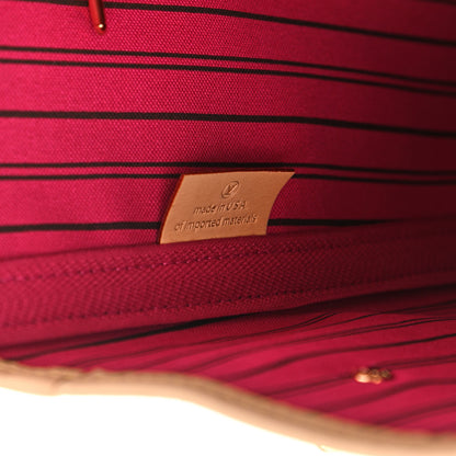 Louis Vuitton Monogram Saint Barth V Neverfull MM Hot Pink 7 of 12
