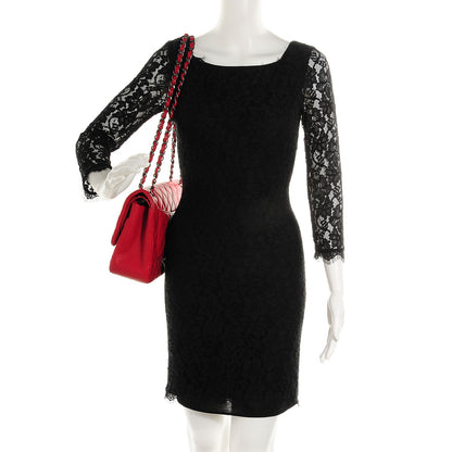 Chanel Lambskin Quilted Jumbo Double Flap Red 2 of 8