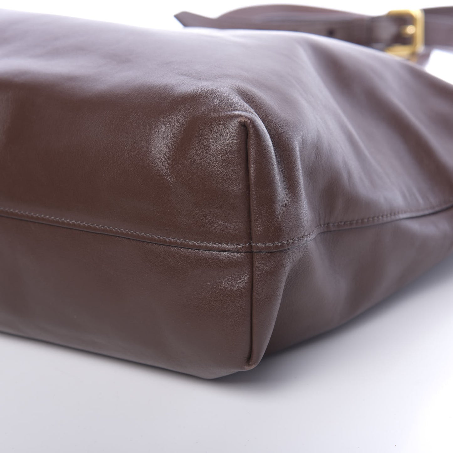 Soft Calfskin Shopping Tote Nocciolo