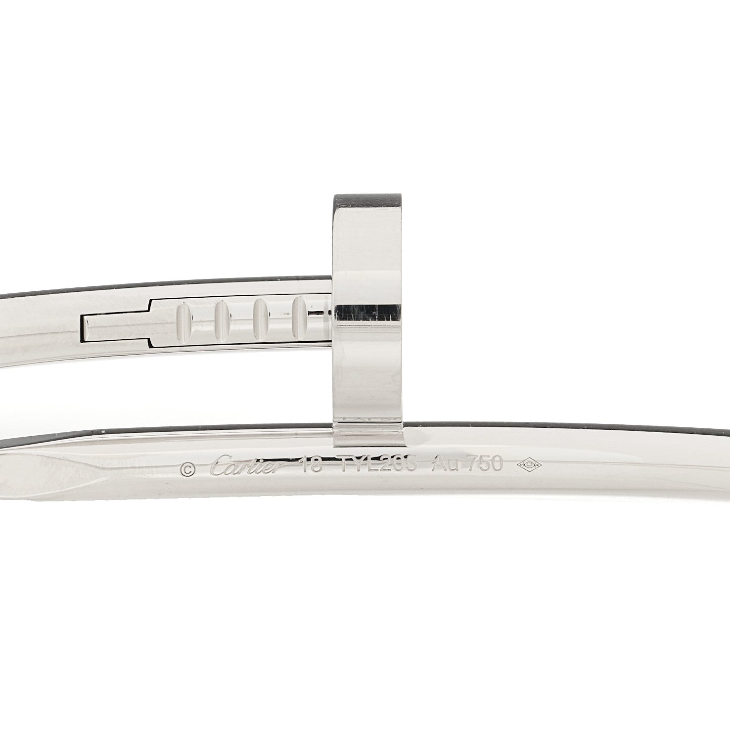 Cartier 18K White Gold Juste Un Clou Bracelet 18 4 of 5