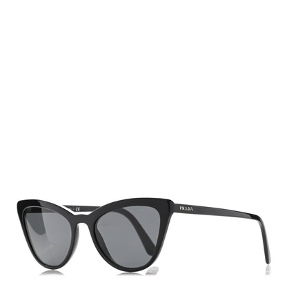 Prada Acetate Cat Eye Sunglasses SPR 01V Black 1 of 7