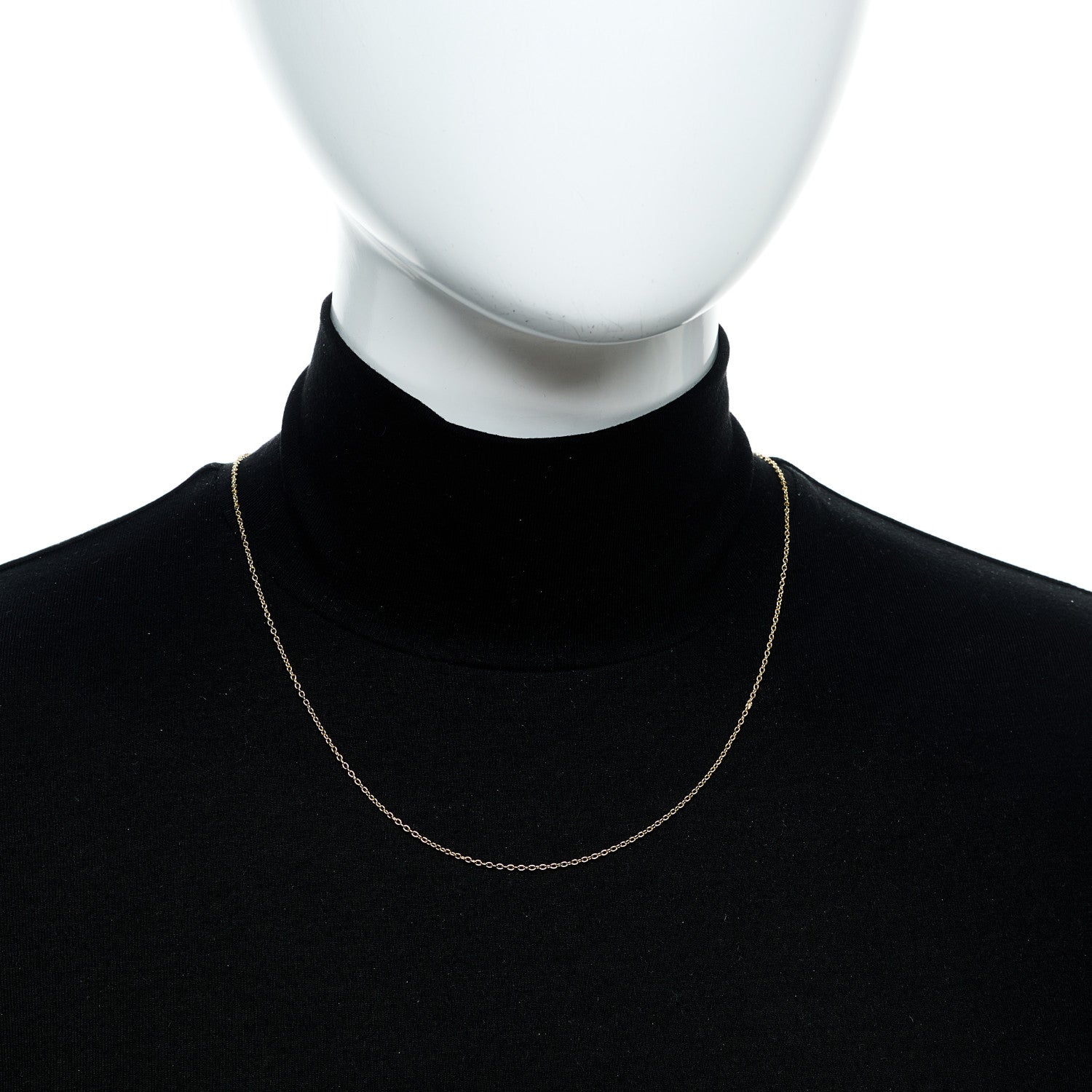 Tiffany 18K Yellow Gold Chain Necklace 19" 2 of 5