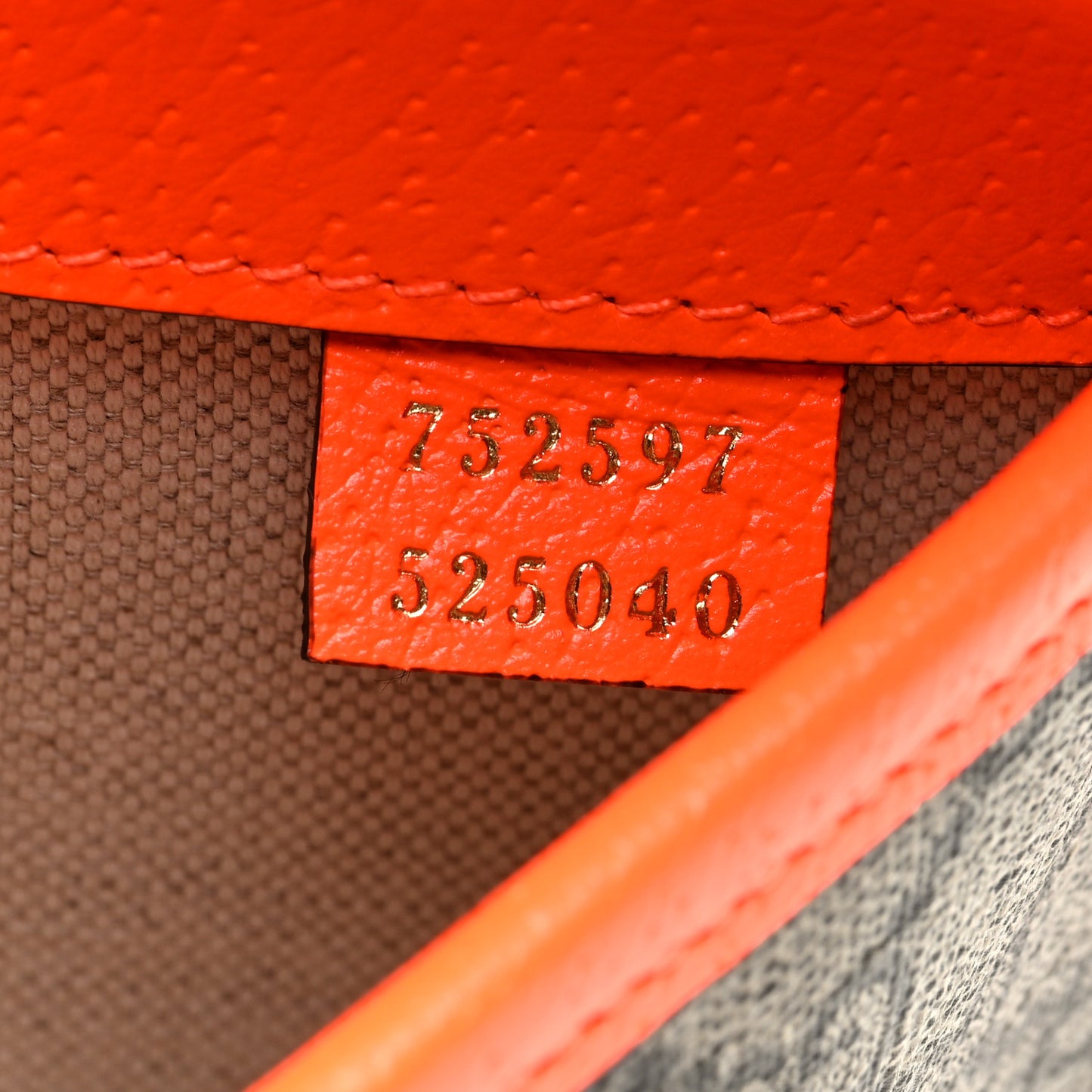 GG Supreme Monogram Web Small Ophidia Belt Bag Beige Ebony Orange
