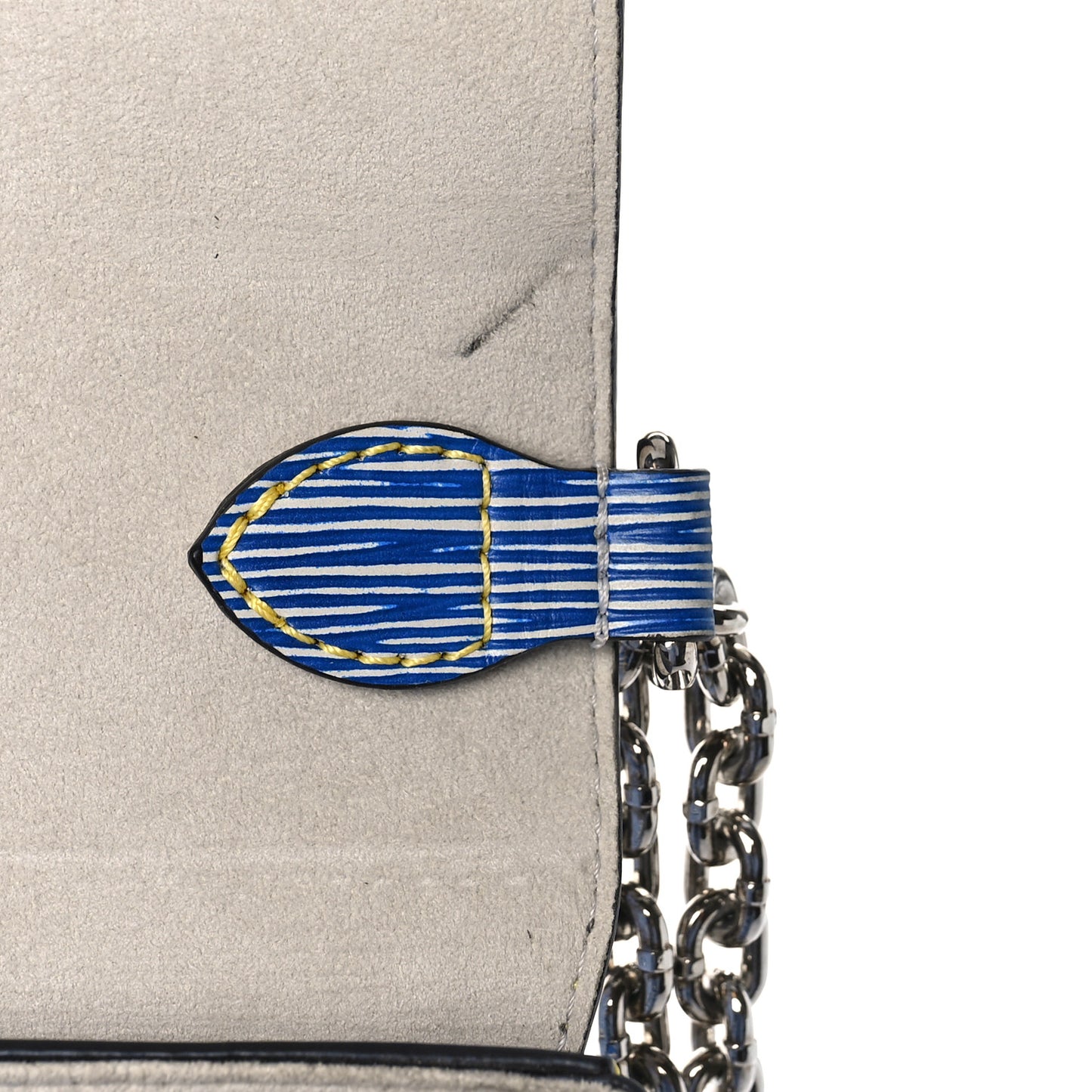 Epi Twist Shoulder Bag MM Denim Light