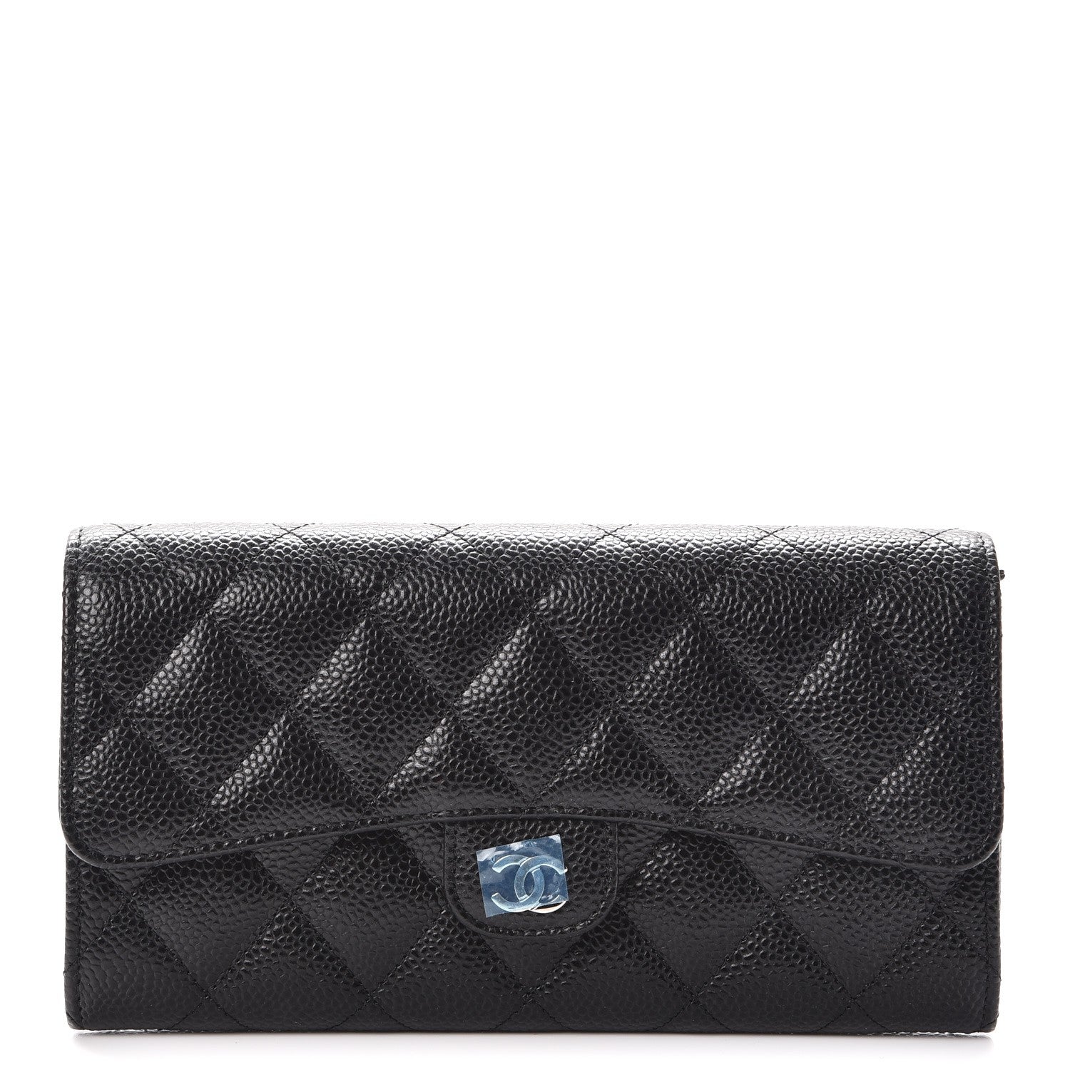 Chanel Caviar Quilted Large Flap Wallet Black 1 of 9