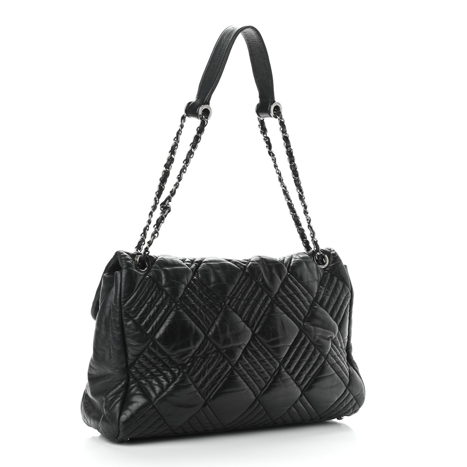 Chanel Lambskin In and Out XL Maxi Flap Black 3 of 11