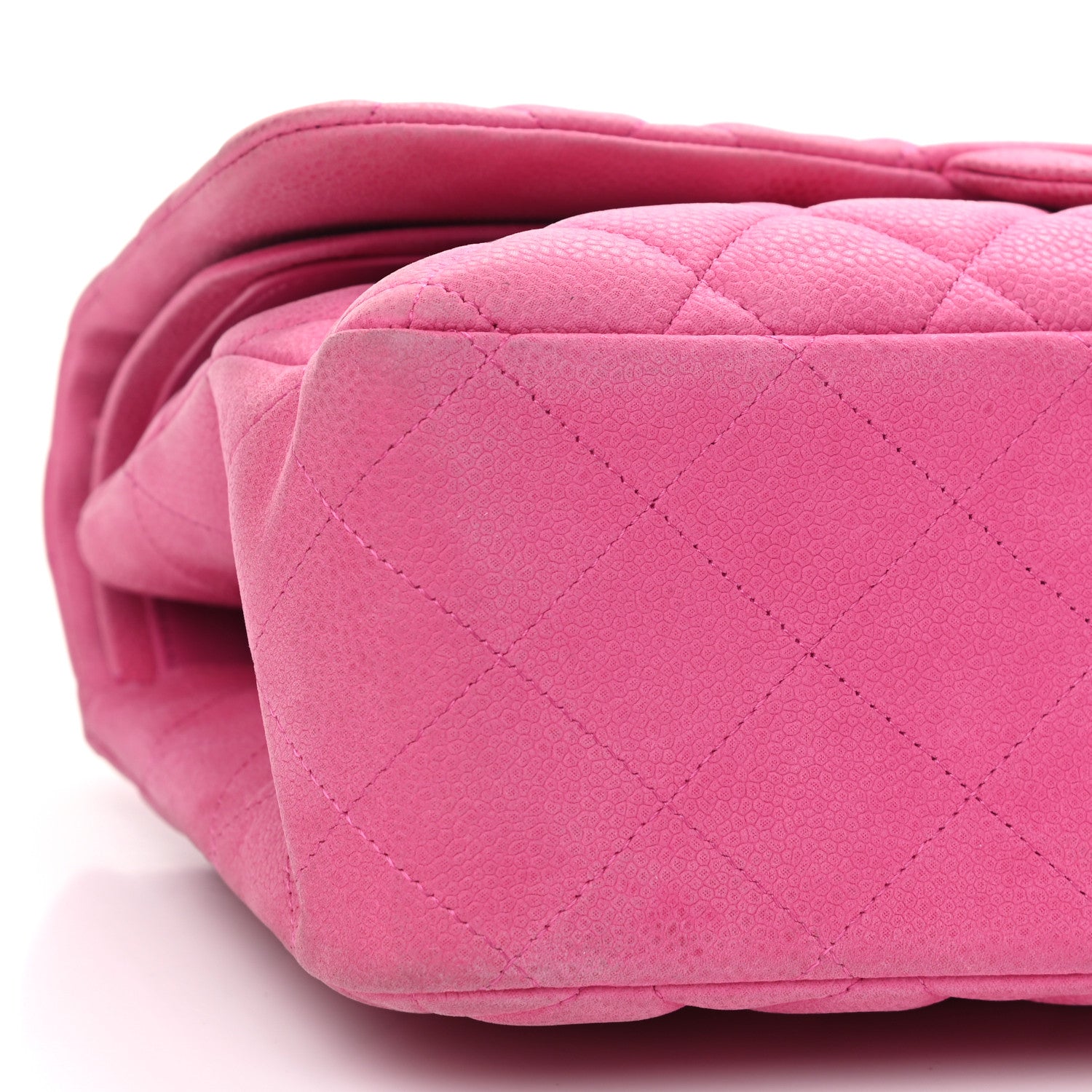 Chanel Iridescent Caviar Quilted Jumbo Double Flap Pink 9 of 13