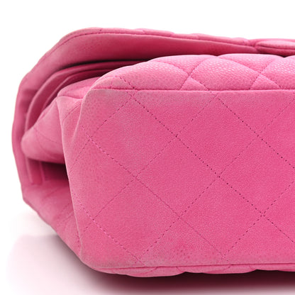 Chanel Iridescent Caviar Quilted Jumbo Double Flap Pink 9 of 13
