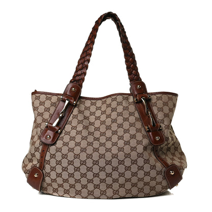 Gucci Monogram Medium Pelham Shoulder Bag Brown 1 of 18