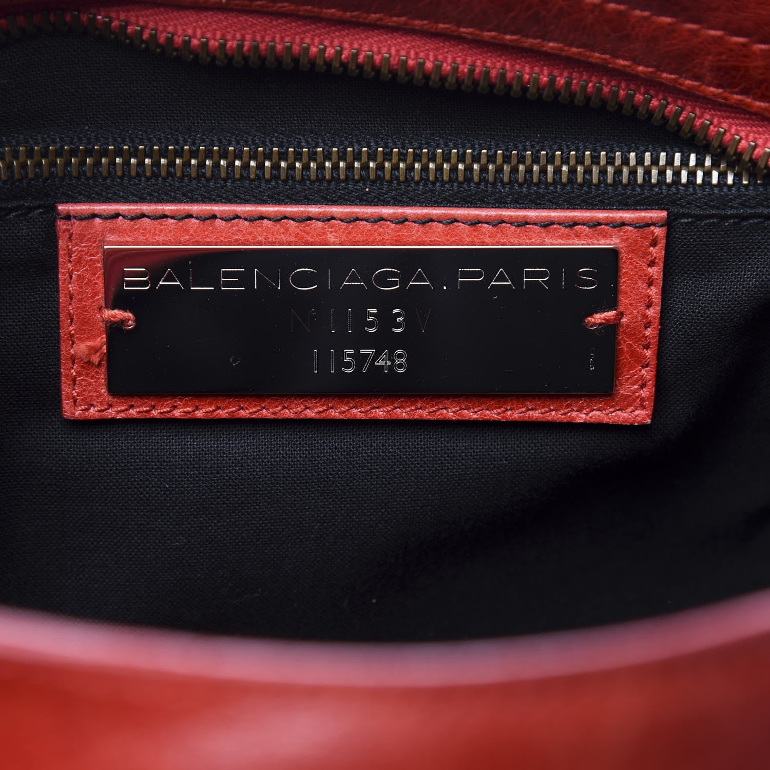 Balenciaga Chevre Classic Hardware City Rouge Vermillon 8 of 11