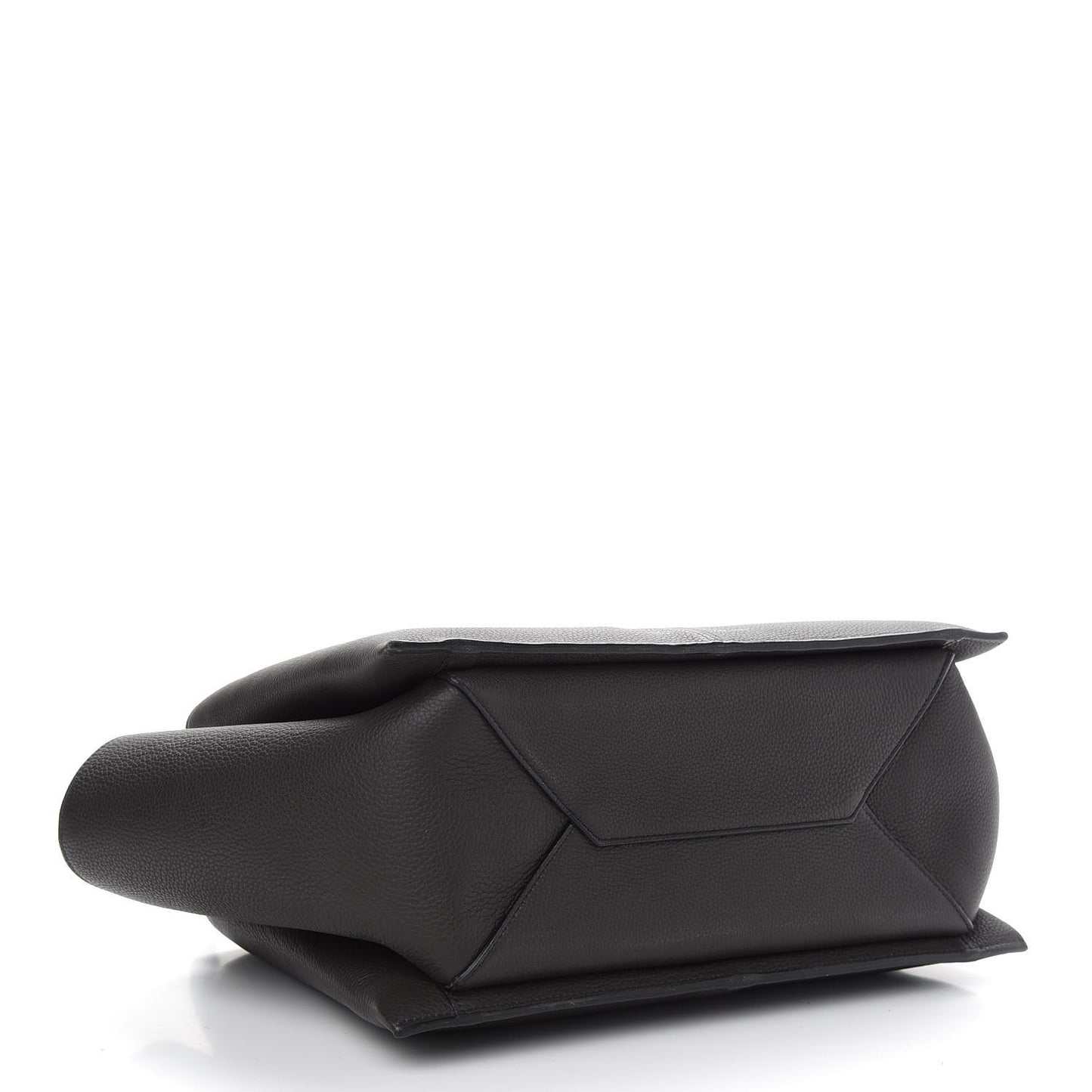 Baby Grained Calfskin Small Tri-Fold Bag Anthracite