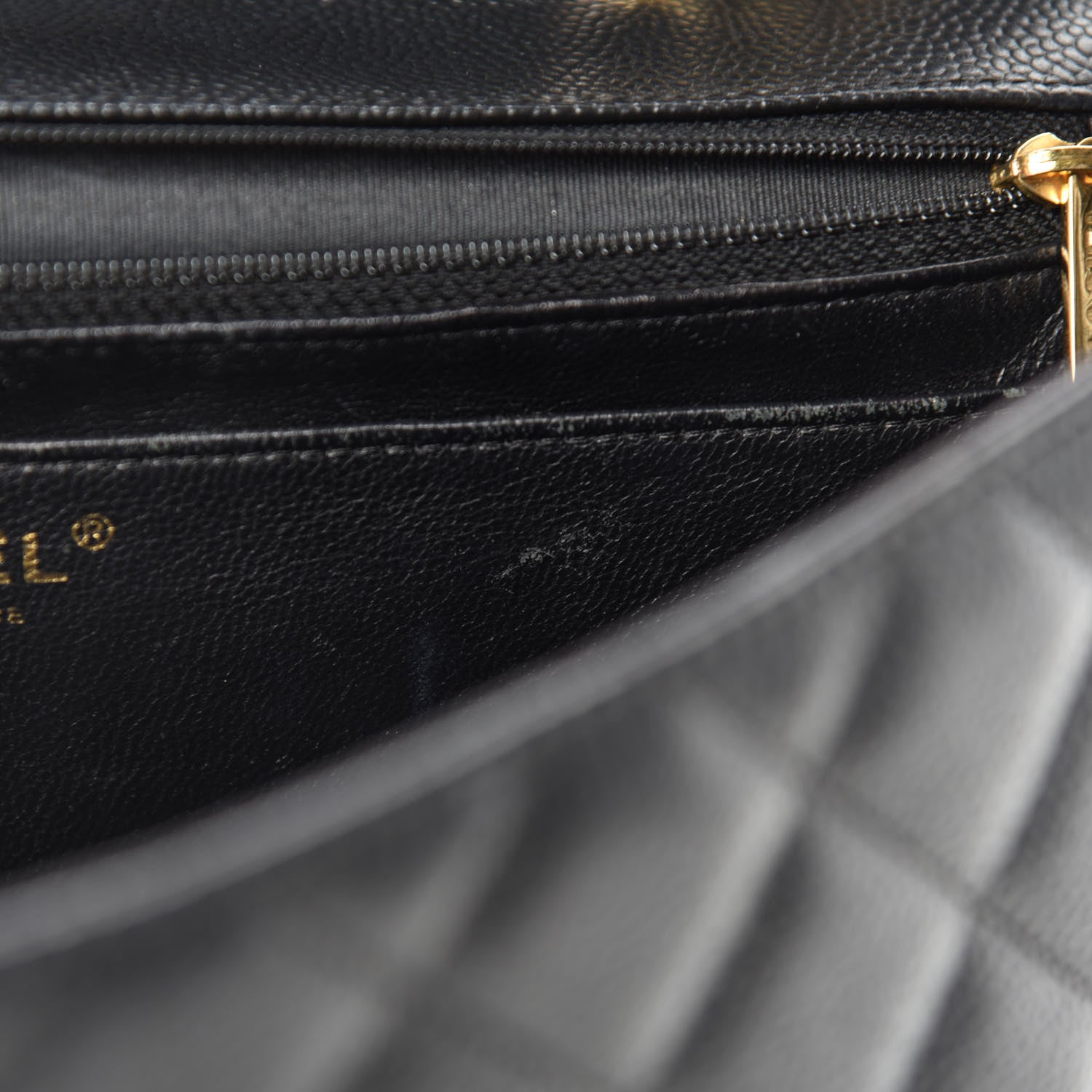 Chanel Caviar Quilted Jumbo Single Flap Black 11 of 14