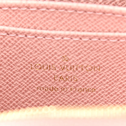 Louis Vuitton Damier Azur Zippy Coin Purse Rose Ballerine 6 of 7