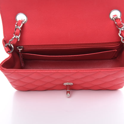 Chanel Caviar Quilted Mini Rectangular Flap Light Red 5 of 11