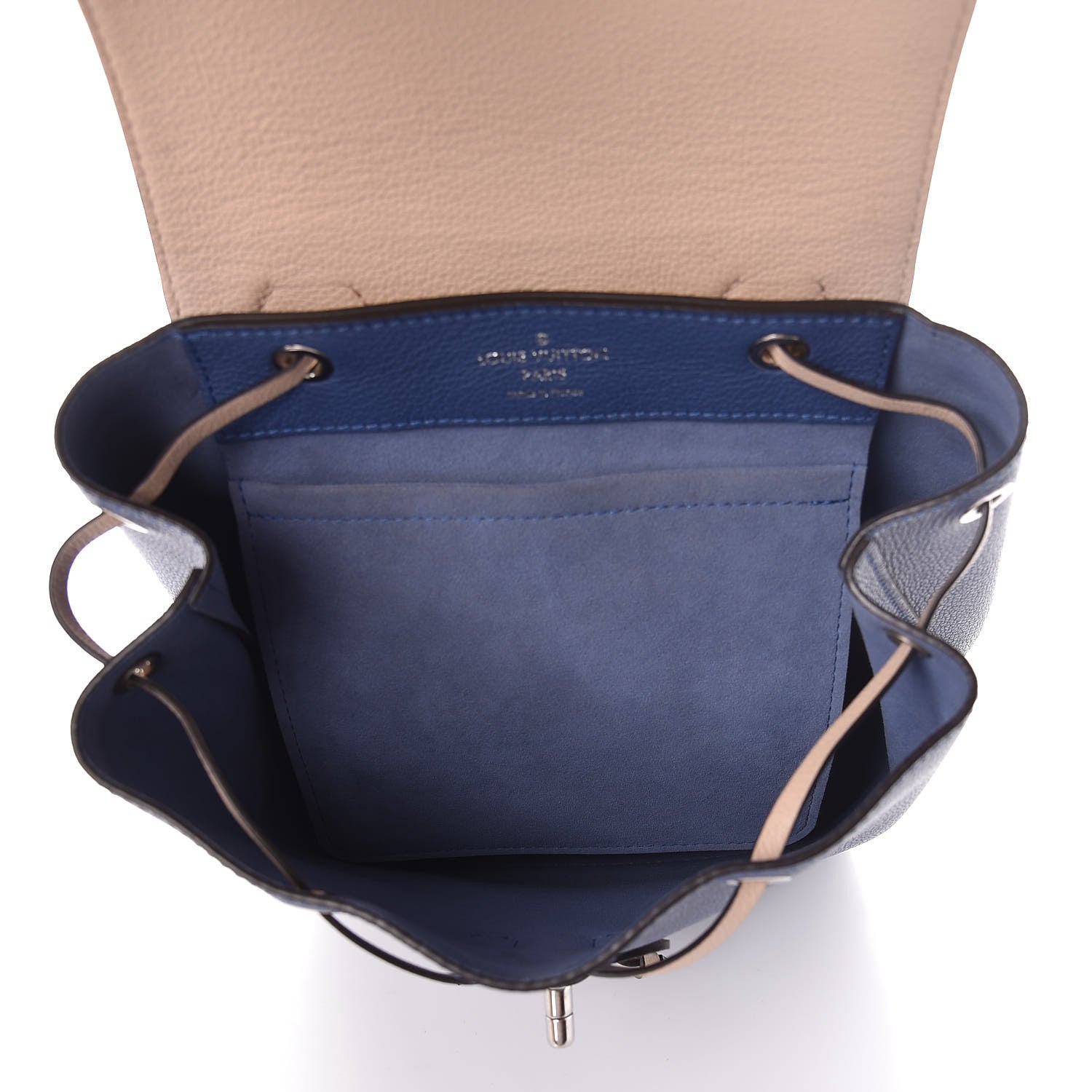 Louis Vuitton Calfskin Lockme Backpack Denim 7 of 11
