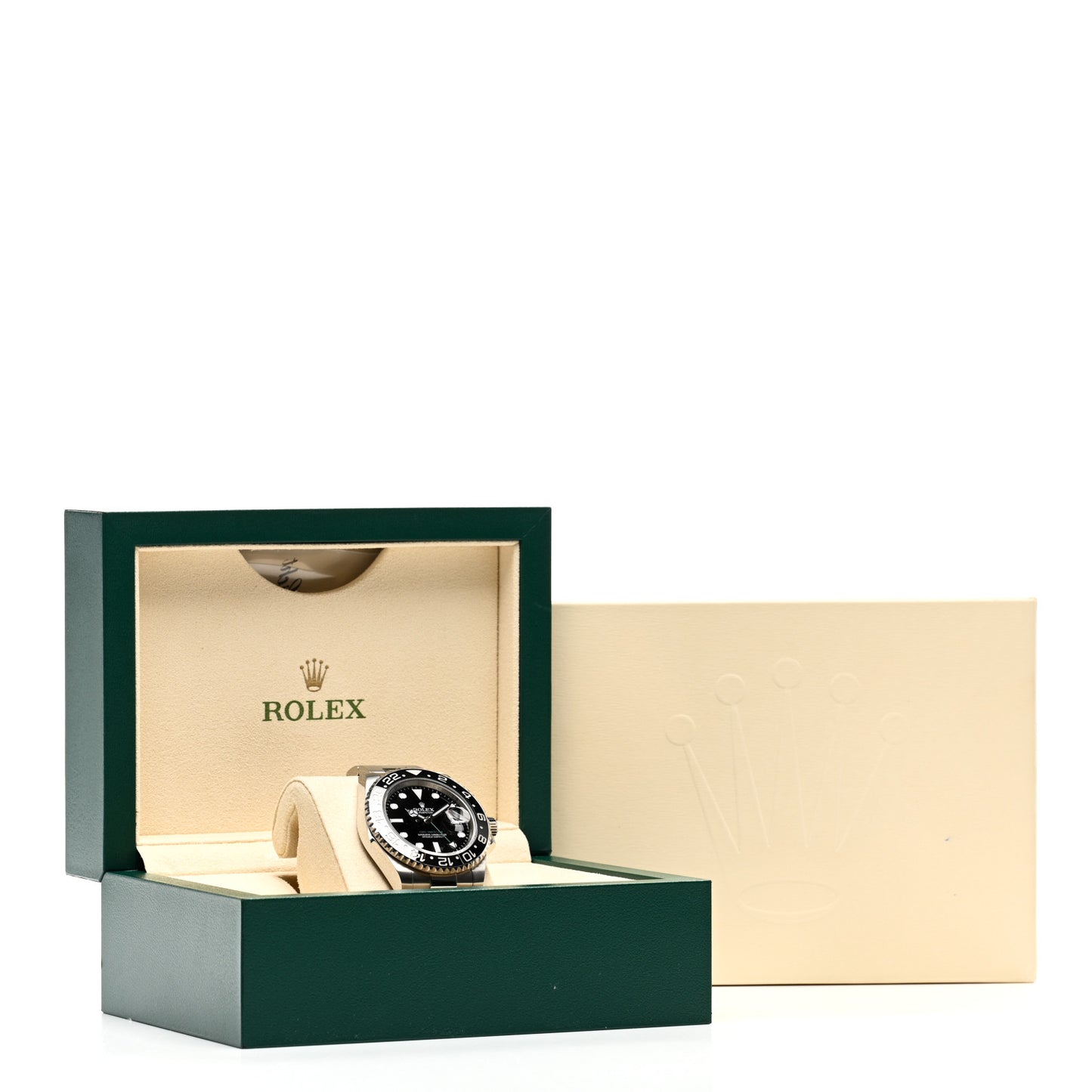 Stainless Steel 40mm Oyster Perpetual Date GMT Master II Watch Black 116710LN