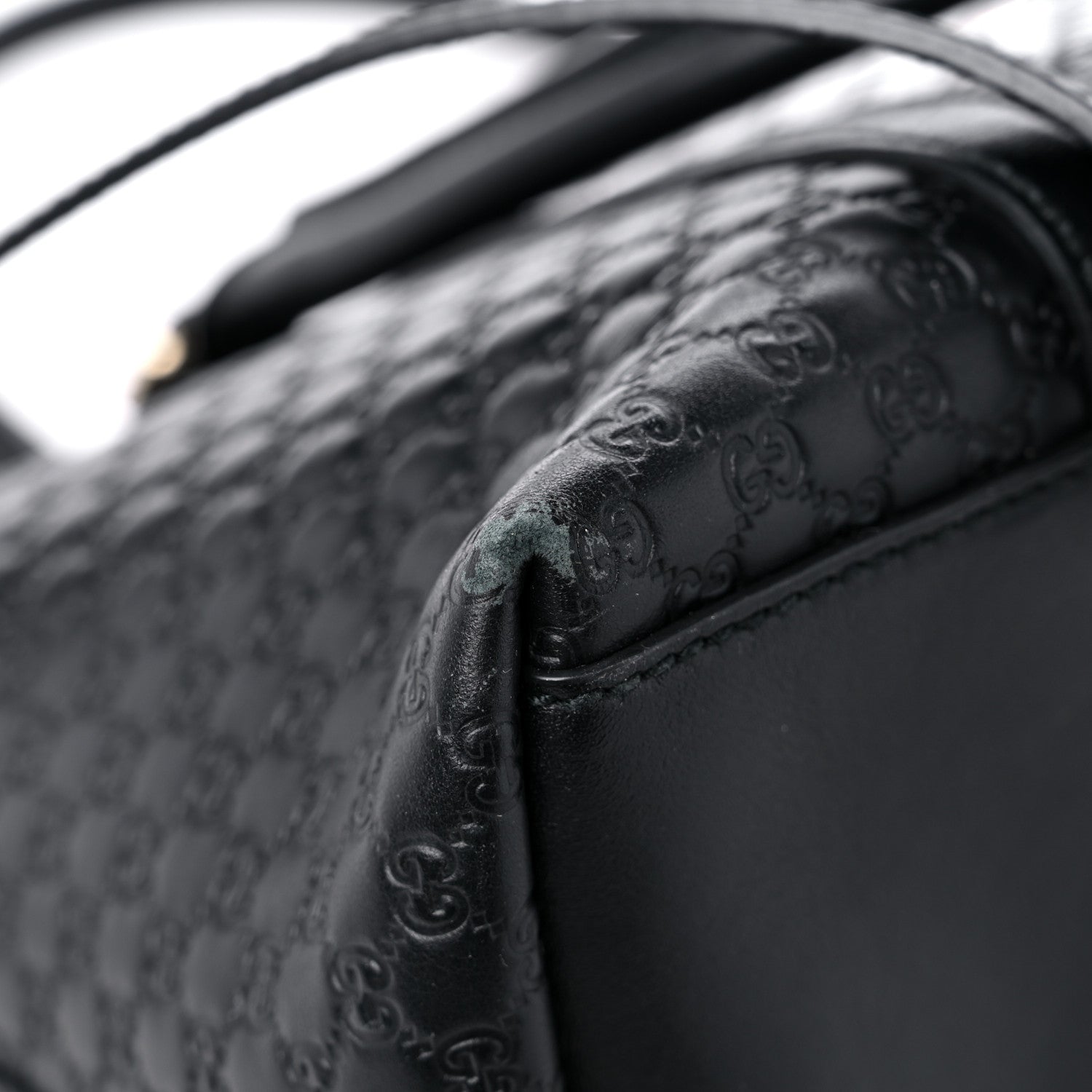 Gucci Soft Microguccissima Small Zippered Satchel Black 10 of 17