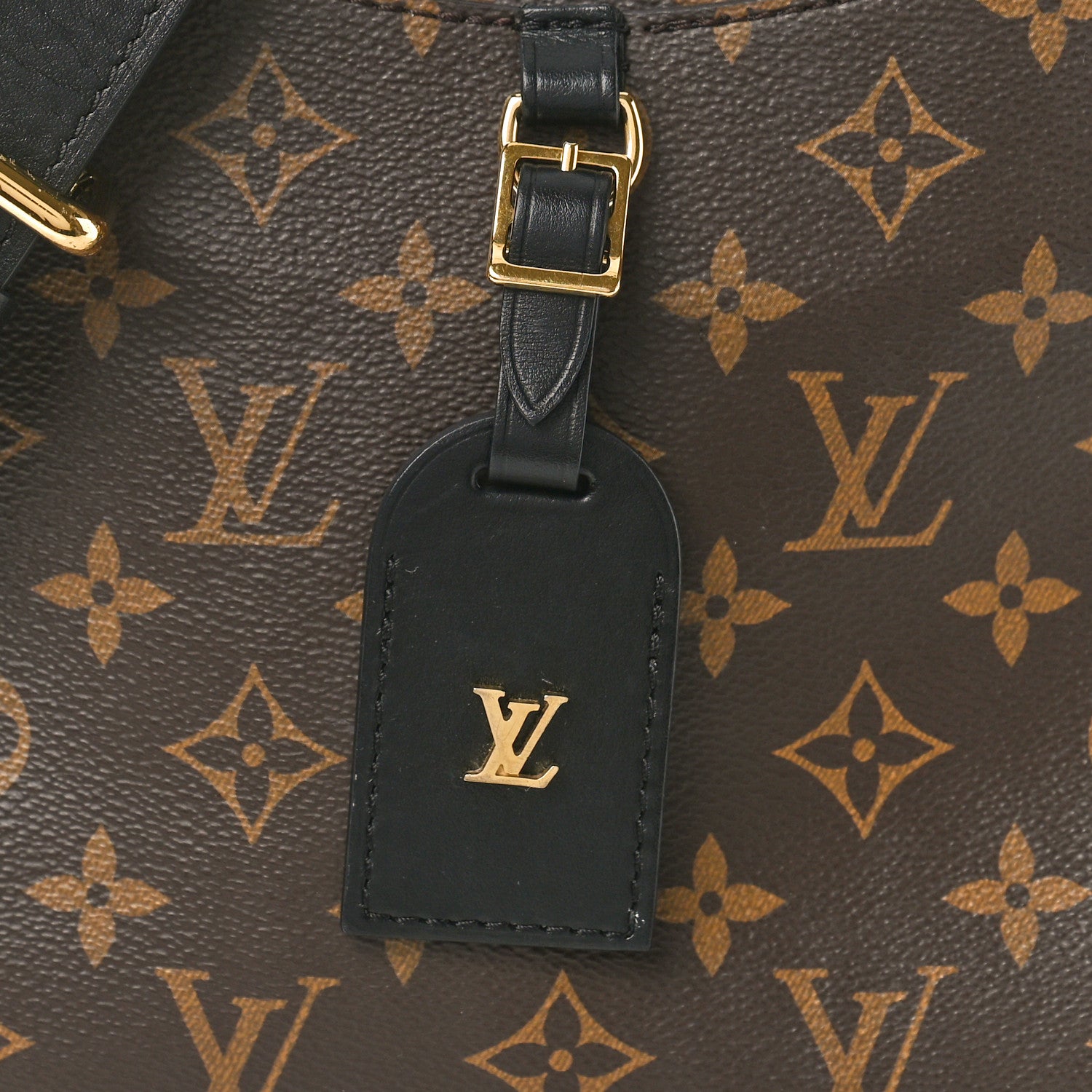 Louis Vuitton Monogram Odeon PM Black 8 of 9