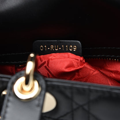 Christian Dior Lambskin Cannage My ABCDior Lady Dior Black 5 of 10
