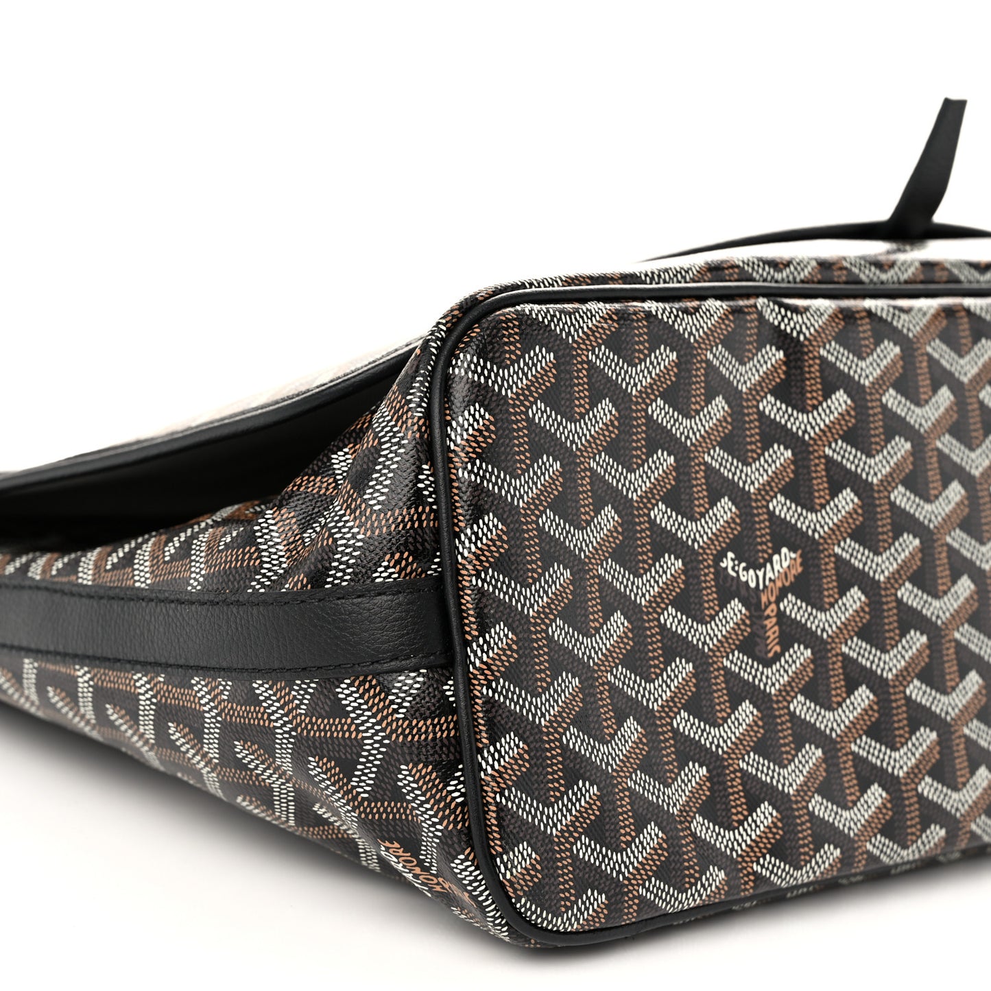 Goyardine Capetien Messenger Bag Black