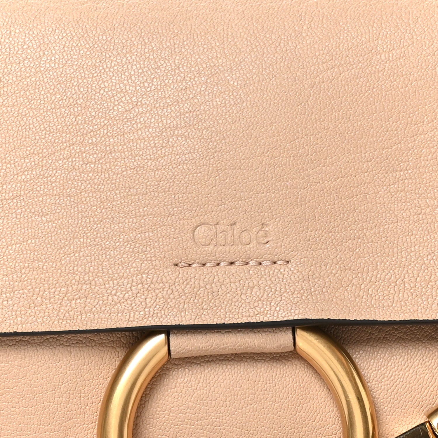 Chloe Goatskin Small Faye Shoulder Bag Biscotti Beige 8 of 10