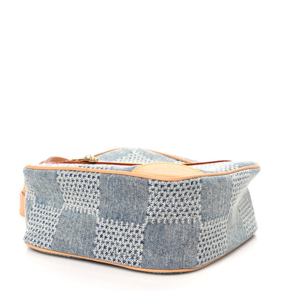 Louis Vuitton Damier Denim 3D Chess Messenger Bleu 4 of 9