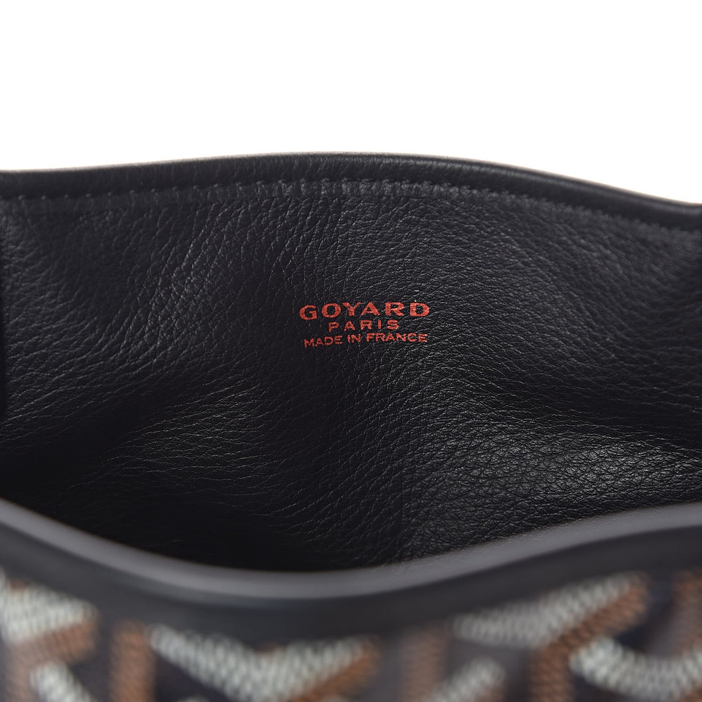 Goyardine Reversible Mini Anjou Black