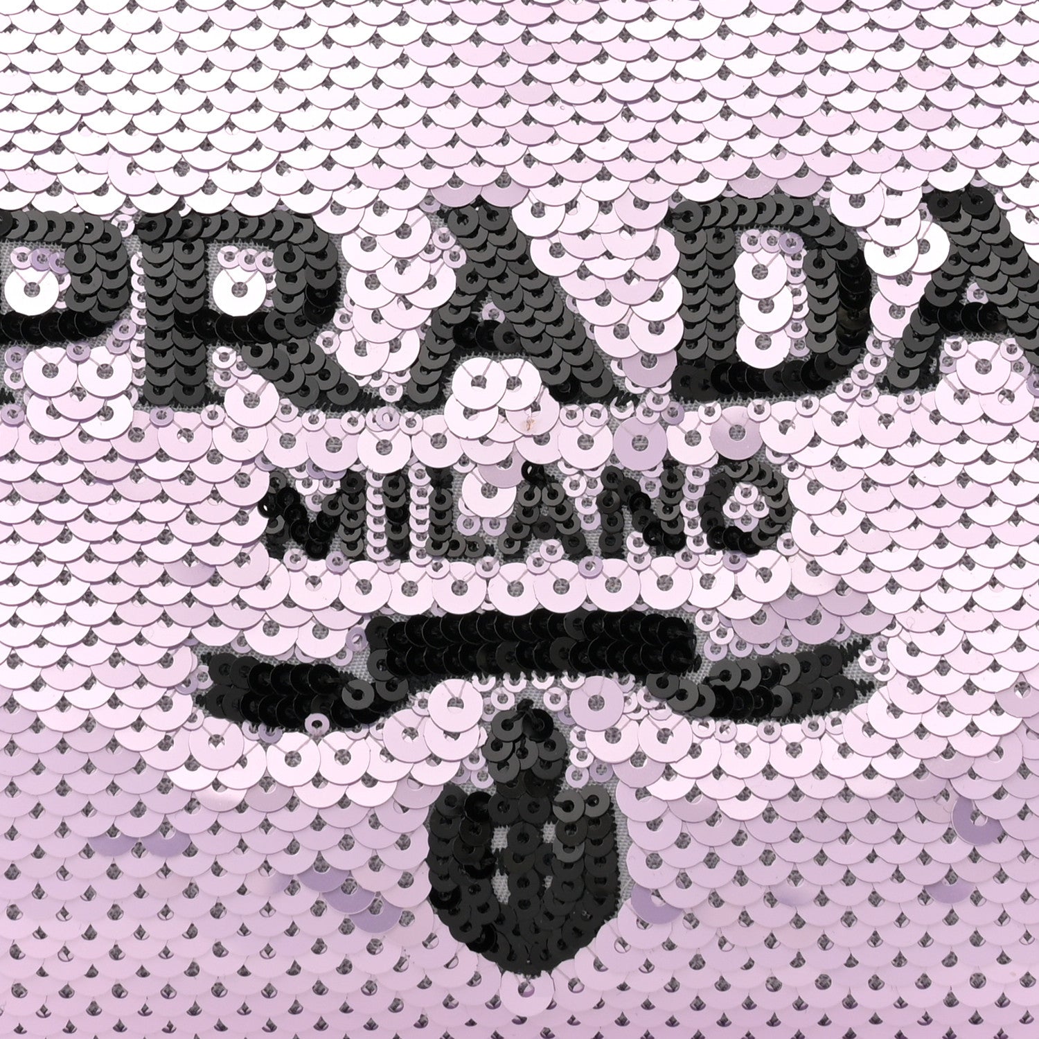 Prada Paillettes Sequin Mini Re-Edition 2000 Bag Lilium Black 9 of 14