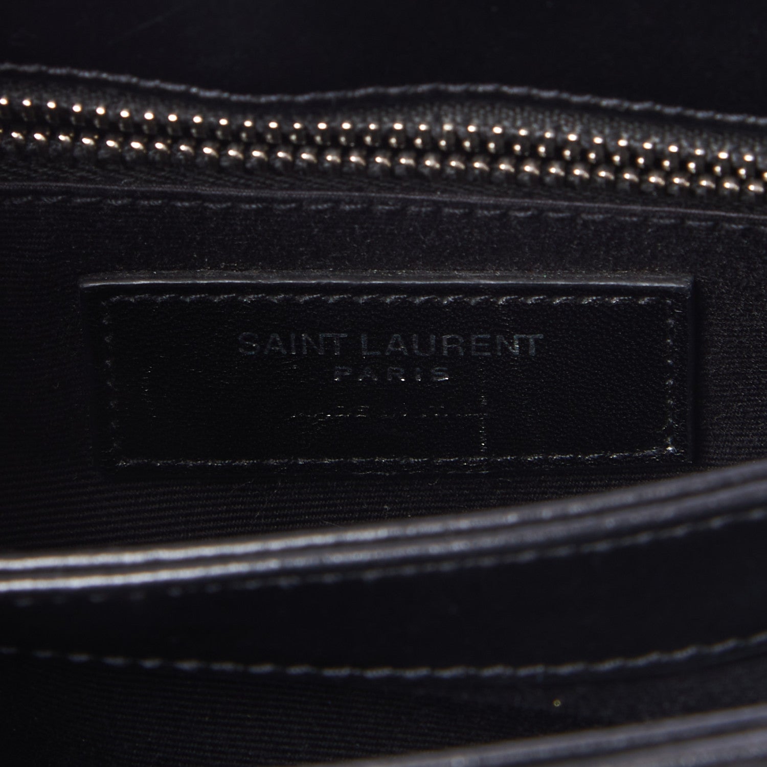 Saint Laurent Calfskin Y Quilted Monogram Toy Loulou Crossbody Bag Black 9 of 10