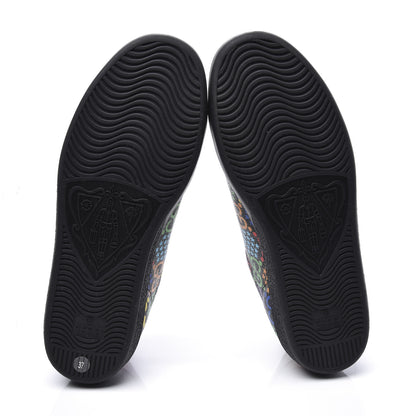 Gucci GG Supreme Monogram Psychedelic Womens Ace Sneakers 37 Black Multicolor 6 of 11