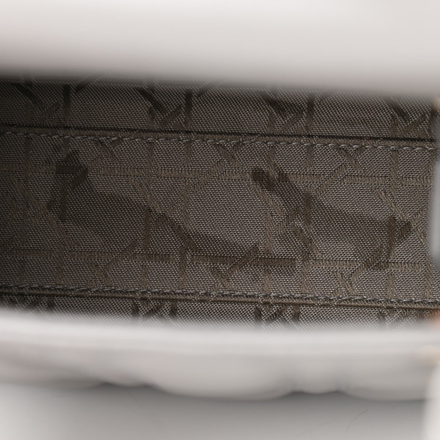 Christian Dior Metallic Lambskin Cannage Mini Lady Dior Grey 10 of 10