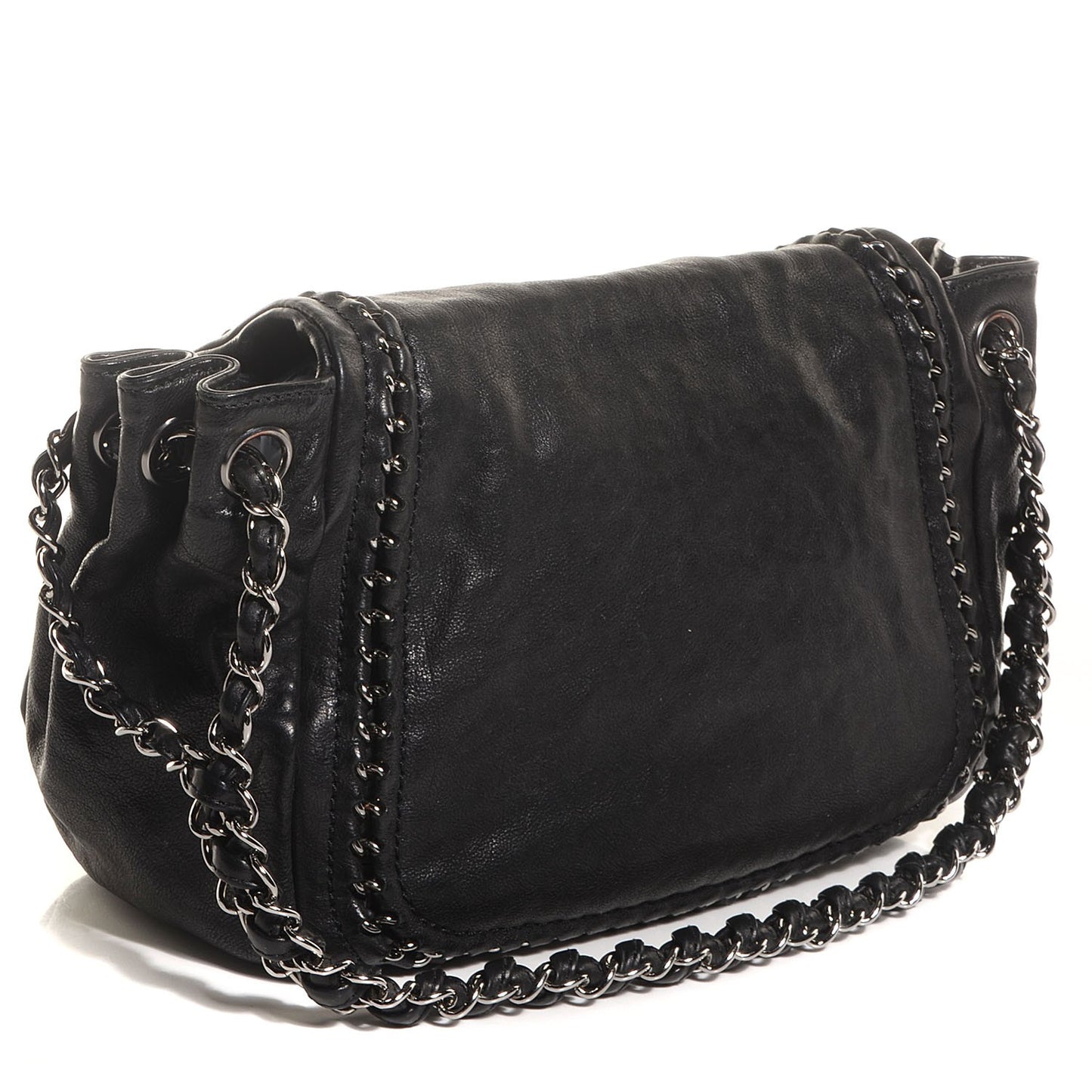 Leather Luxe Ligne Flap Black