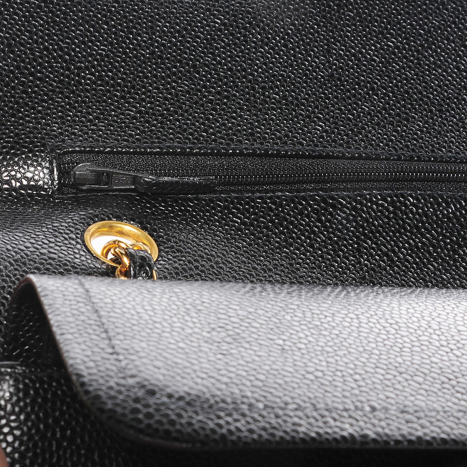 Chanel Caviar Quilted Medium Double Flap Black 6 of 9