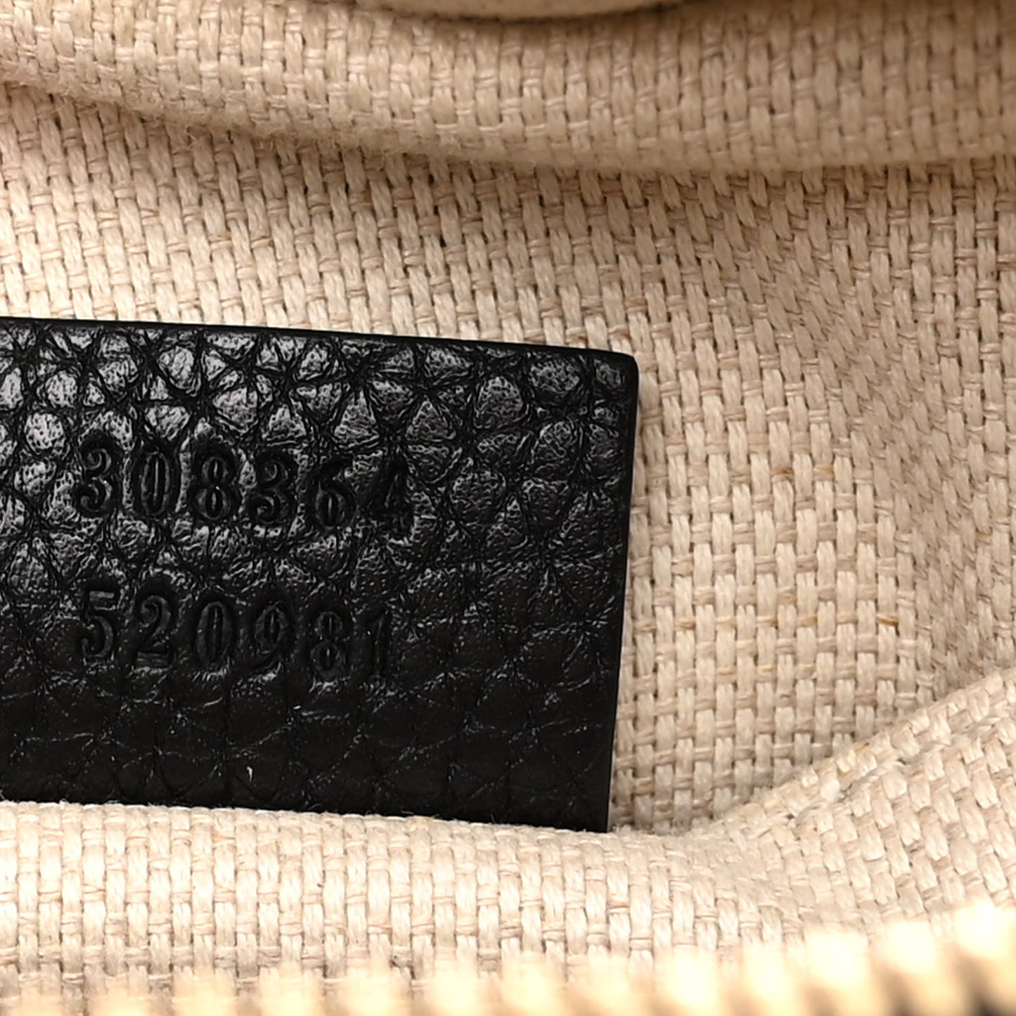 Pebbled Calfskin Small Soho Disco Bag Black