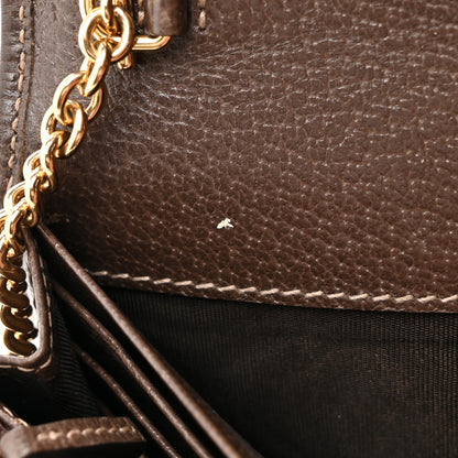 Gucci GG Supreme Monogram Web Ophidia Wallet On Chain Brown 11 of 16