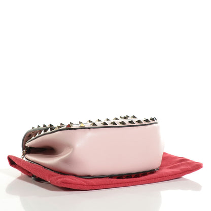 Valentino Garavani Calfskin Rockstud Crossbody Saddle Bag Water Rose 4 of 8