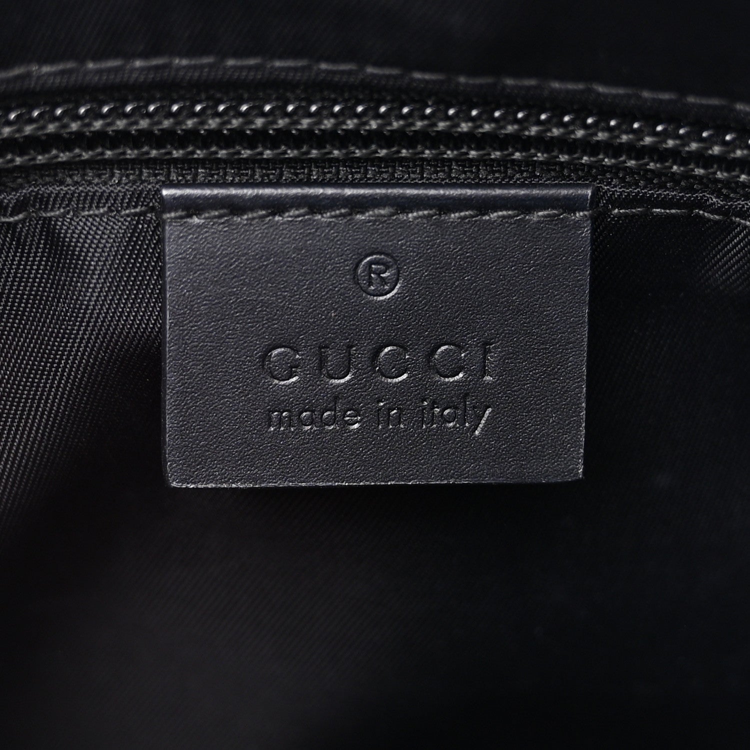 Gucci GG Supreme Monogram Web Messenger Bag Black 6 of 12